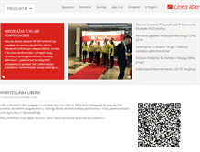 Tablet Screenshot of linealibera.lt
